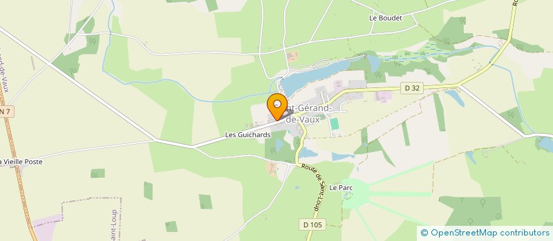 localisation de l'entreprise MONSIEUR XAVIER GIRAUDET DE BOUDEMANGE à LA FERTE-HAUTERIVE