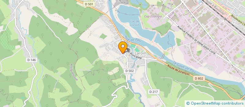localisation de l'entreprise MONSIEUR XAVIER GIROL à LAROIN