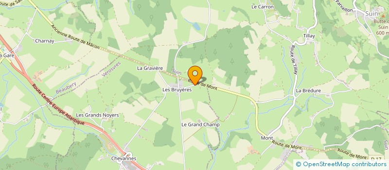 localisation de l'entreprise MONSIEUR XAVIER GIVELET  VEROSVRES