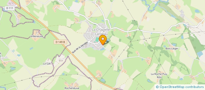 localisation de l'entreprise MONSIEUR XAVIER GODARD  MAULEON