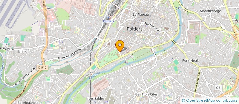 localisation de l'entreprise MONSIEUR XAVIER GODERT à POITIERS