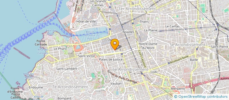 localisation de l'entreprise MONSIEUR XAVIER GOURDON  MARSEILLE