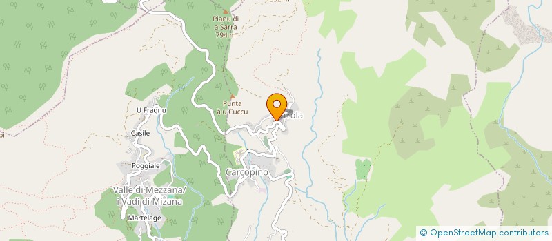 localisation de l'entreprise MONSIEUR XAVIER GOURET à VALLE-DI-MEZZANA