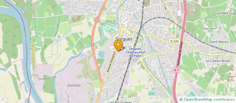 localisation de l'entreprise MONSIEUR XAVIER GOURMET  SORGUES