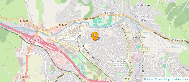 localisation de l'entreprise MONSIEUR XAVIER GOUTELLE  SAINT-PRIEST-EN-JAREZ