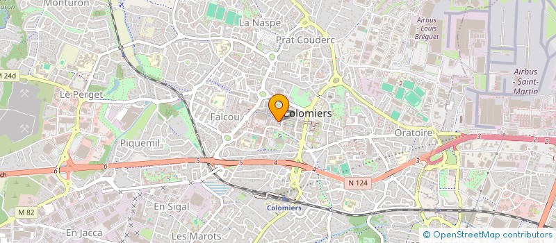 localisation de l'entreprise MONSIEUR XAVIER GRANDMOTTET à COLOMIERS