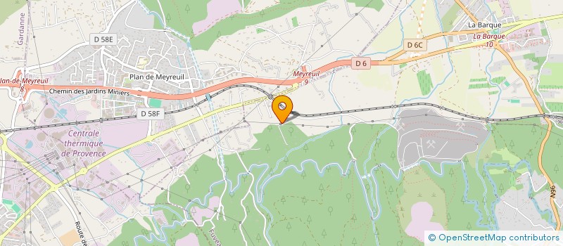 localisation de l'entreprise MONSIEUR XAVIER GRANIER  FUVEAU