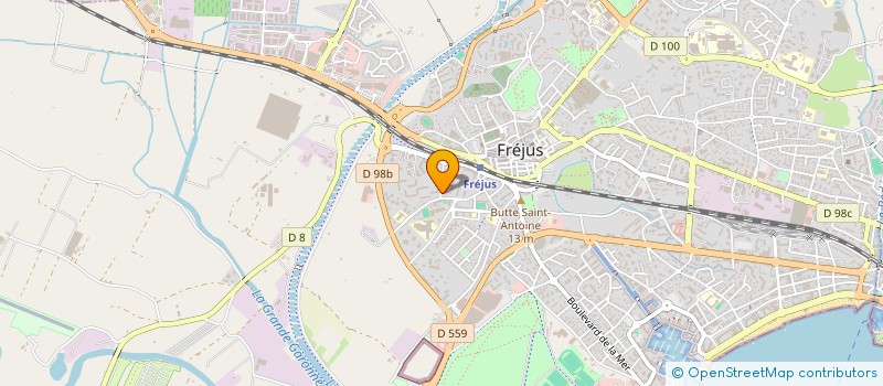 localisation de l'entreprise MONSIEUR XAVIER GRASLAND à FREJUS