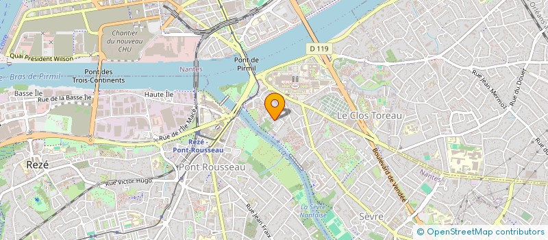 localisation de l'entreprise MONSIEUR XAVIER GRASSET à NANTES