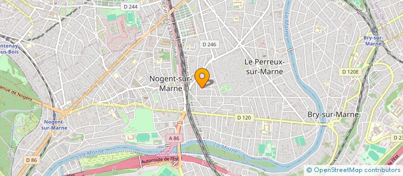 localisation de l'entreprise MONSIEUR XAVIER GRILLON à LE PERREUX-SUR-MARNE