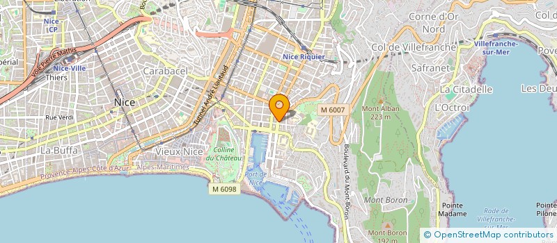localisation de l'entreprise MONSIEUR XAVIER GRIMALDI à NICE