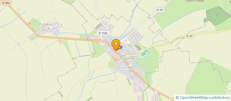 localisation de l'entreprise MONSIEUR XAVIER GROSCLAUDE  DELME