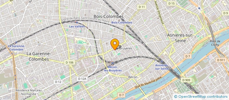 localisation de l'entreprise MONSIEUR XAVIER GROULLARD à ASNIERES-SUR-SEINE