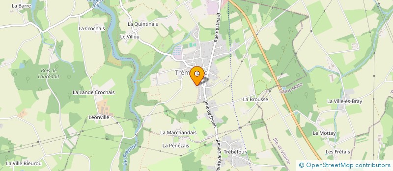 localisation de l'entreprise MONSIEUR XAVIER GUENNOC à TREMEREUC
