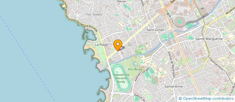 localisation de l'entreprise MONSIEUR XAVIER GUENOUN à MARSEILLE