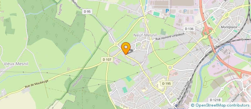 localisation de l'entreprise MONSIEUR XAVIER GUERIN  NEUF-MESNIL