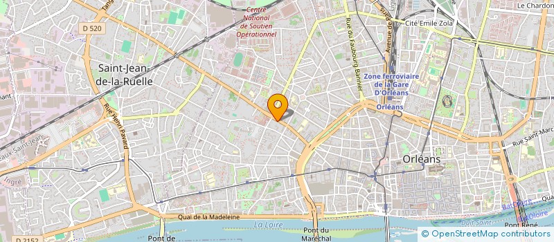 localisation de l'entreprise MONSIEUR XAVIER GUERIN à ORLEANS