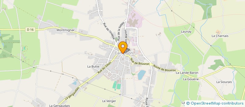 localisation de l'entreprise MONSIEUR XAVIER GUERIN à CAMPBON