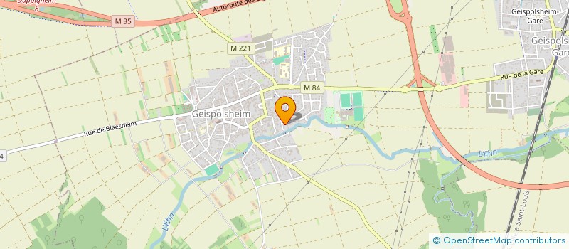 localisation de l'entreprise MONSIEUR XAVIER GUERIN  FEGERSHEIM