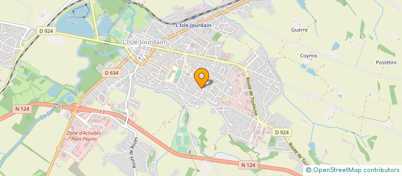 localisation de l'entreprise MONSIEUR XAVIER GUERRAS  L'ISLE-JOURDAIN