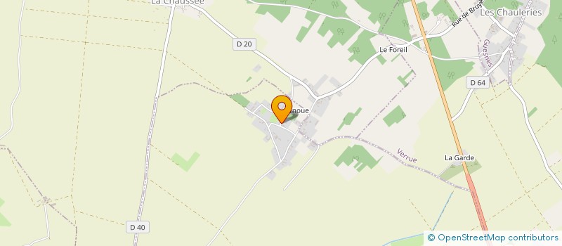 localisation de l'entreprise MONSIEUR XAVIER GUESPIN  SAINT-JEAN-DE-SAUVES