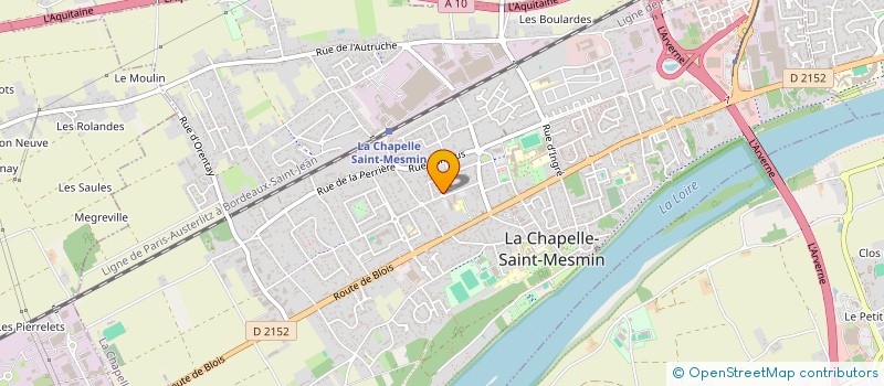 localisation de l'entreprise MONSIEUR XAVIER GUEZENNEC à LA CHAPELLE-SAINT-MESMIN