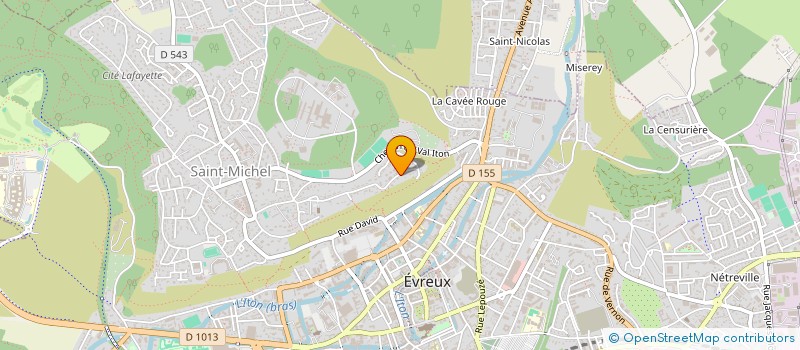 localisation de l'entreprise MONSIEUR XAVIER GUILBERT à EVREUX