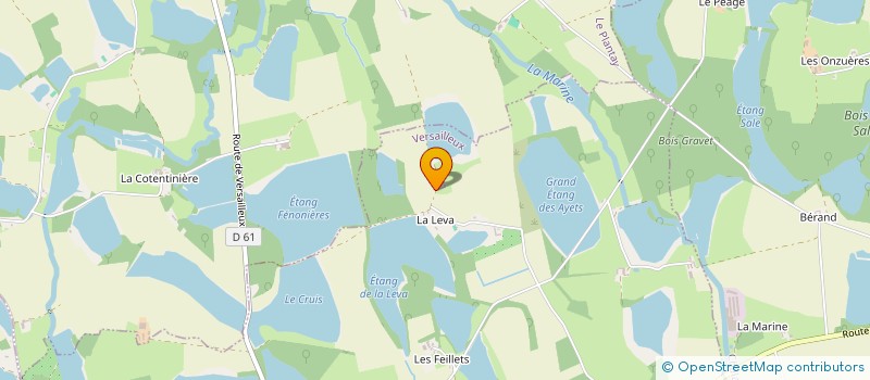 localisation de l'entreprise MONSIEUR XAVIER GUILLAND à VERSAILLEUX