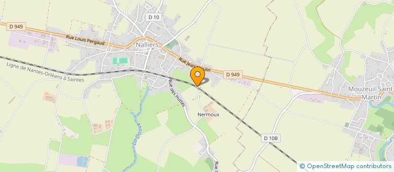 localisation de l'entreprise MONSIEUR XAVIER GUILLAUD  NALLIERS