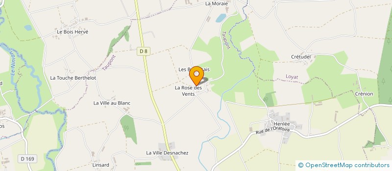 localisation de l'entreprise MONSIEUR XAVIER GUILLEMAUD à TAUPONT