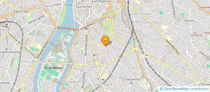 localisation de l'entreprise MONSIEUR XAVIER GUILLIEN à TOULOUSE
