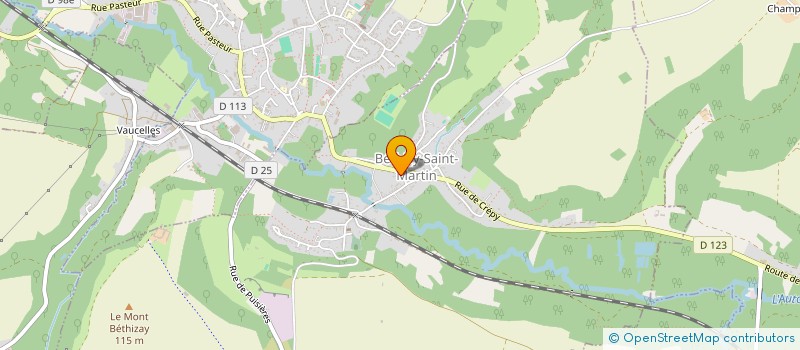 localisation de l'entreprise MONSIEUR XAVIER GUILLOU  BETHISY-SAINT-MARTIN