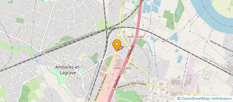 localisation de l'entreprise MONSIEUR XAVIER GUIMARAES à AMBARES-ET-LAGRAVE