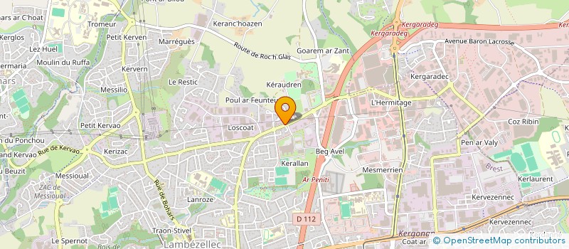 localisation de l'entreprise MONSIEUR XAVIER GUYOT à BREST