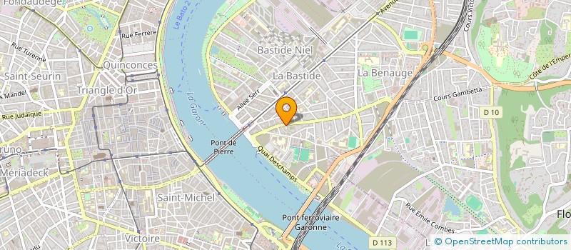 localisation de l'entreprise MONSIEUR XAVIER HAMM  BORDEAUX