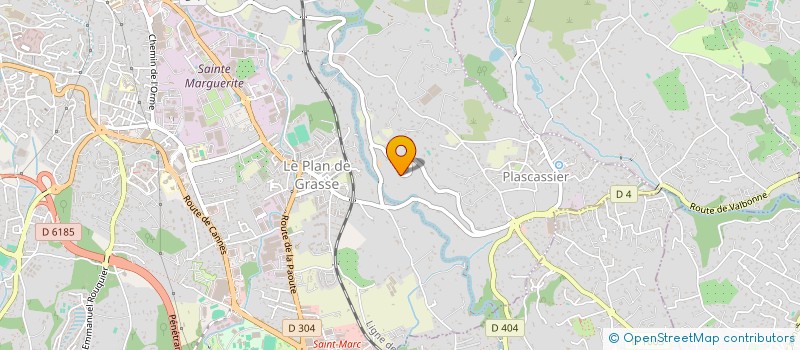 localisation de l'entreprise MONSIEUR XAVIER HANNEQUIN à GRASSE