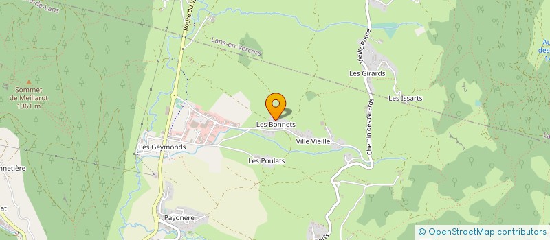 localisation de l'entreprise MONSIEUR XAVIER HEBERT à CORRENCON-EN-VERCORS