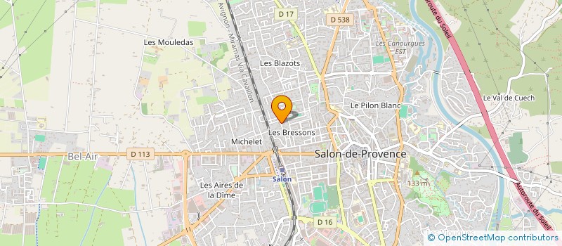 localisation de l'entreprise MONSIEUR XAVIER HECQUET  SALON-DE-PROVENCE