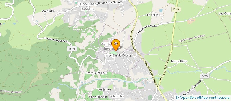 localisation de l'entreprise MONSIEUR XAVIER HEINRICH à SAINT-HAON-LE-CHATEL