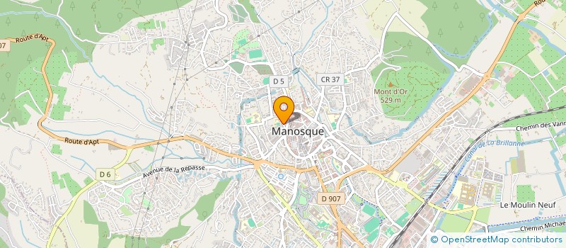 localisation de l'entreprise MONSIEUR XAVIER HENRY à MANOSQUE