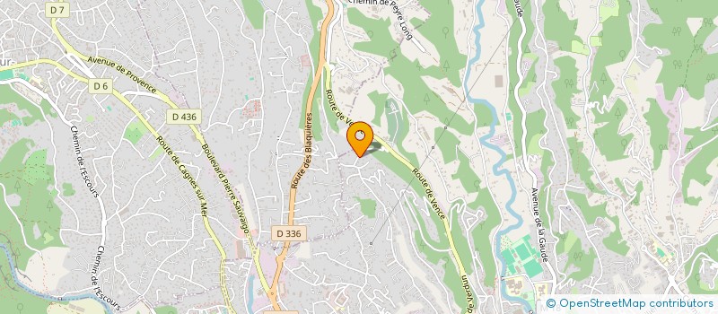 localisation de l'entreprise MONSIEUR XAVIER HERNANDEZ à CAGNES-SUR-MER