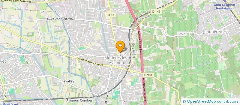 localisation de l'entreprise MONSIEUR XAVIER HINDERCHIED  MORIERES-LES-AVIGNON