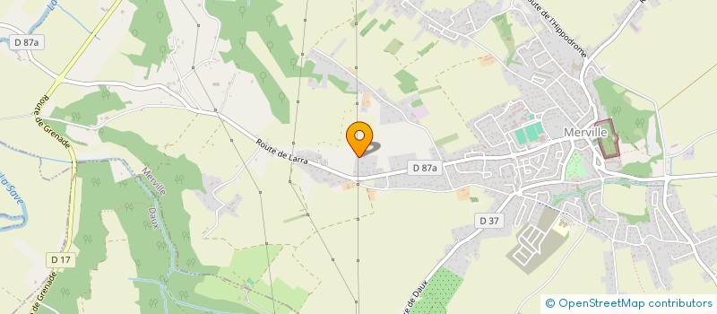 localisation de l'entreprise MONSIEUR XAVIER HOCQUELET  LARRA