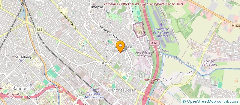 localisation de l'entreprise MONSIEUR XAVIER HORION  TOULOUSE