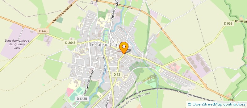 localisation de l'entreprise MONSIEUR XAVIER HORLANCE à LE CATEAU-CAMBRESIS