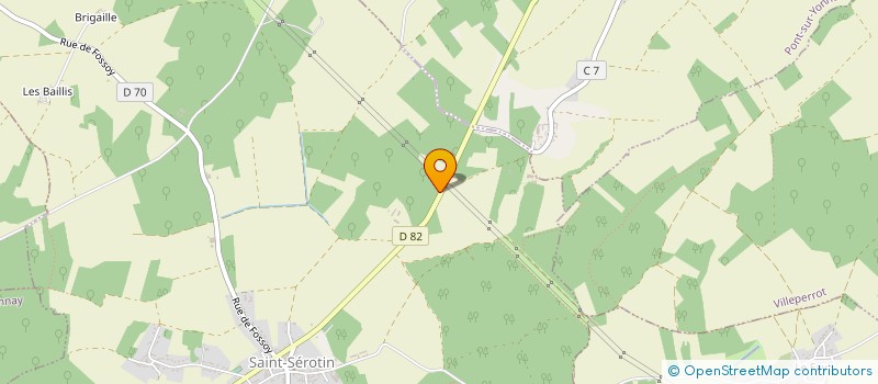 localisation de l'entreprise MONSIEUR XAVIER HORN  SAINT-SEROTIN