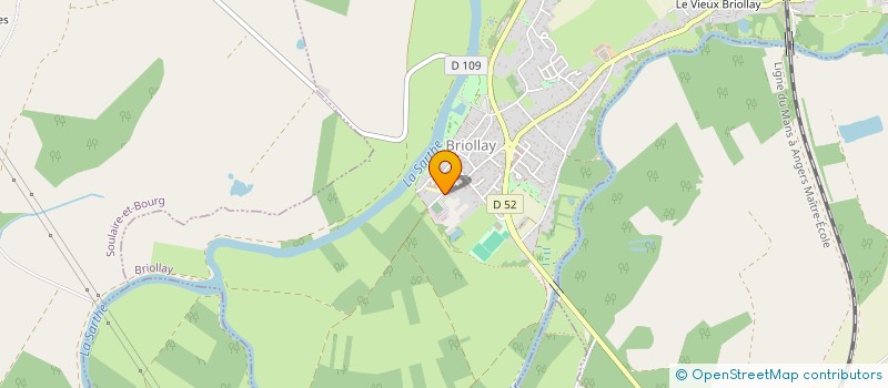 localisation de l'entreprise MONSIEUR XAVIER HOUDART  BRIOLLAY