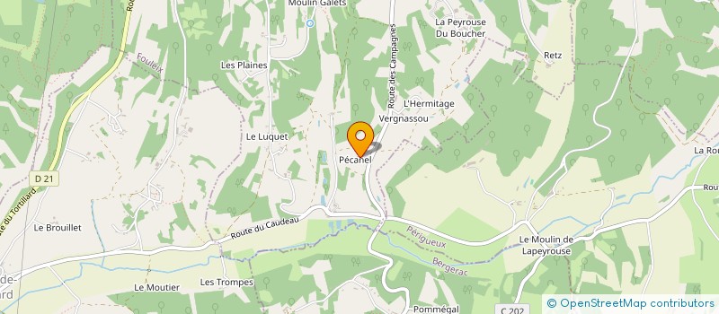 localisation de l'entreprise MONSIEUR XAVIER HOUPPERMANS  FOULEIX