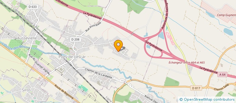 localisation de l'entreprise MONSIEUR XAVIER HOURCAILLAOU  DENGUIN