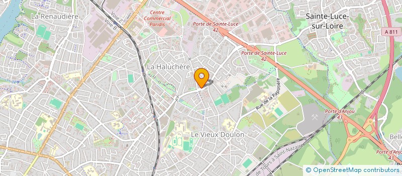 localisation de l'entreprise MONSIEUR XAVIER HOURLIER à NANTES